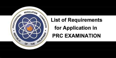List of Requirements to apply or take Environmental .